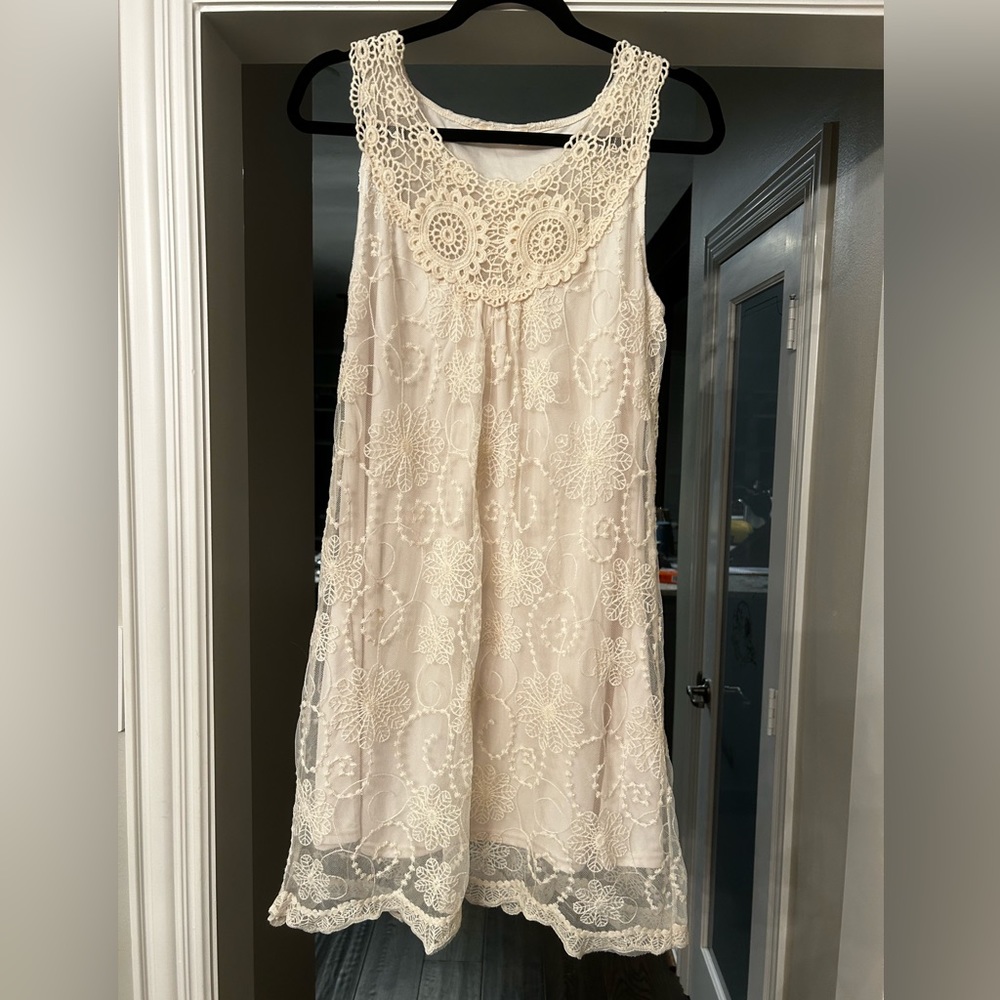 Altar’s State Cream Lace Dress